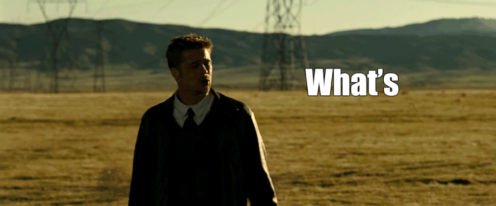 brad pitt what's in the box