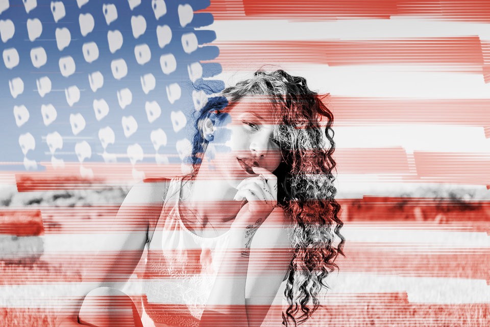 Red, white, and bl-you