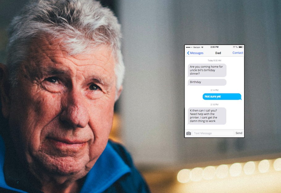 Dad Normal Text Notification {Knock, Knock.} Who's There? Your Dad, Who Is Suddenly Into Texting ...